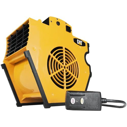 CAT fans - High Velocity 1200 CFM, Multi Pivoting Cooling, Ventilating, Drying Fan W/ 2 Grounded AC Outlets, Adjustable 4 Speed Enclosed Dual Ball Bearing Motor, & GFCI Plug (B-1200)