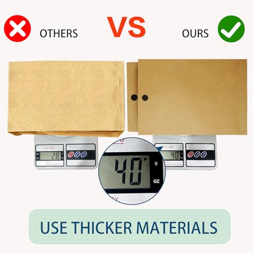 Cheardia 30 Pcs Large Expandable Envelope, 9.4 x 13" Big Mailing Envelope