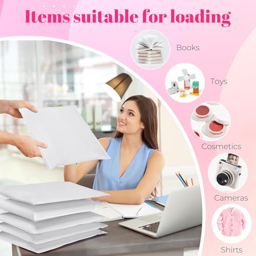 METRONIC Bubble Mailers 10x13" Padded Envelopes White 500Pack Waterproof - color: White, size: 10x13" 500PC
