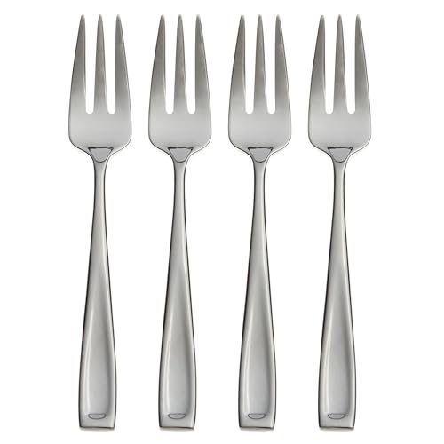 Oneida Moda Cocktail Forks Silverware Set for 4, Flatware - style: Cocktail Forks, 4-Piece Set