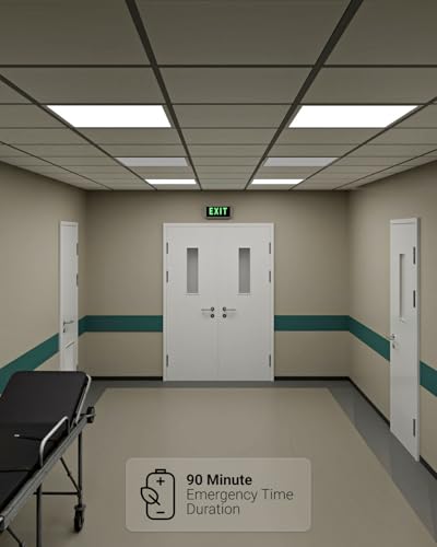 Sunco 2x2 LED Flat Panel Lights, Emergency Backup, 3CCT, 20-40W