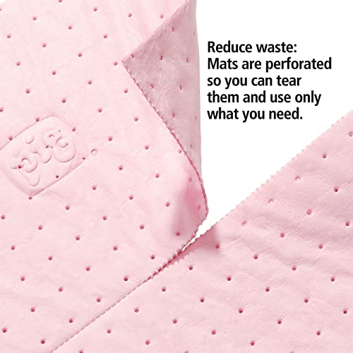 PIG Hazmat Chemical Absorbent Mat Pads - 50 Pads per Bag - 15" W x 20" L - Absorbs up to 14 oz. per Pad - Lightweight - PM50042 - size: 50-Pack