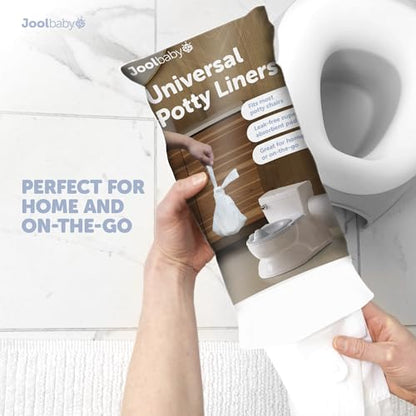 Disposable Potty Liners – Universal Fit for Potty Chairs, Super-Absorbent (60 Count) – Jool Baby - size: 60 Pack