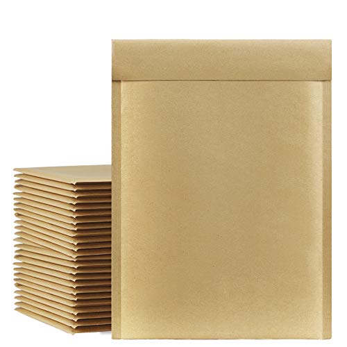 UCGOU Kraft Bubble Mailers 10.5x16" 25 Pack Usable Size 10.5x15" Brown #5 - size: 10.5x16" 25PC
