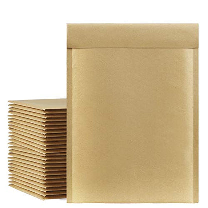UCGOU Kraft Bubble Mailers 10.5x16" 25 Pack Usable Size 10.5x15" Brown #5 - size: 10.5x16" 25PC