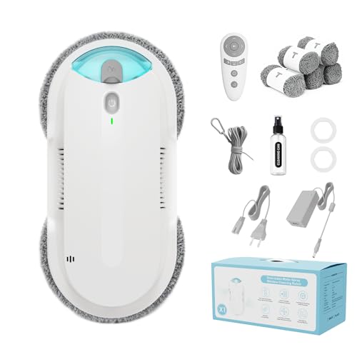 Window Cleaning Robot - Double Helix 4800-6400Pa Suction,