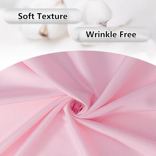 MEETSKY Pink Backdrop Curtains,Birthday Backdrop Drapes,5ft x 7ft,2 Panels - color: Baby Pink, size: 60"W x 84"L (Pack of 2)