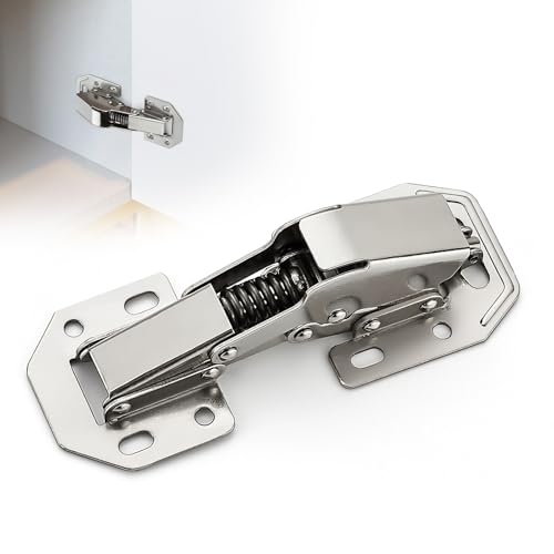 Ravinte Hidden Cabinet Hinges, Concealed Cabinet Hinges Soft Close, 40 Pack