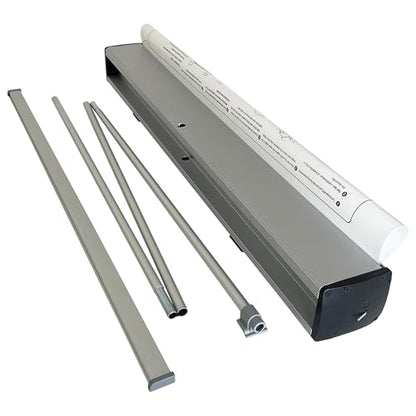 33.5"x80" (1 UNIT) Heavy-Duty Retractable Banner Stand with Padded Canvas Bag (Stand ONLY)