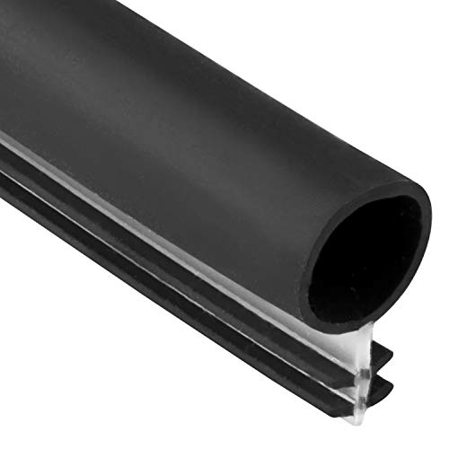 Window Weatherstrip Seal 5/16" Bulb Bubble Kerf Mount 4 Colors & 6 Length Options (25', Black) - color: Black, size: 25 Feet