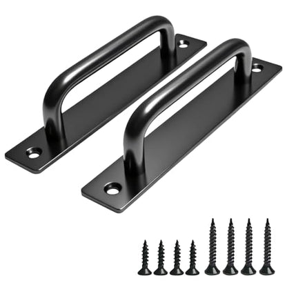 2PCS 5.8 Inch Barn Door Handle, Premium Aluminum Alloy Gate Handle - size: 5.8 Inches