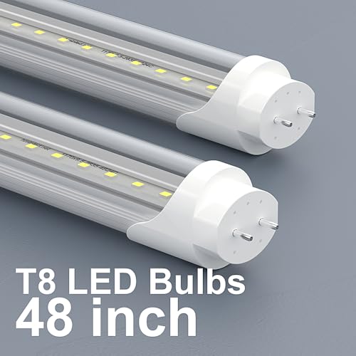 4FT T8 LED Tube Lights 25-Pack, 22W 3000LM 6000K Ballast Bypass - color: 6000k(cold White), size: 25 Count (Pack of 1)