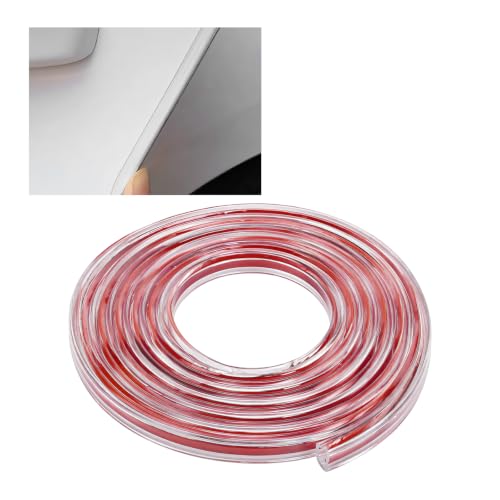 16.4Ft(5M) Car Door Edge Guards, U-Shaped Auto Door Entry Protective Strips, Scratch-Resistant Doors Edge Trim Seal Protectors for Sedan SUV Truck, Car Accessories (Transparent) - color: Transparent, 16.4Ft