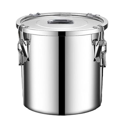 Stainless Steel Airtight Food Storage container with Lid for Pantry Kitchen - size: 12.68gal