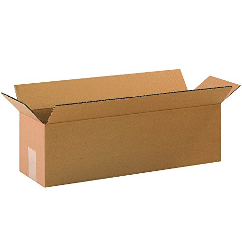 BOX USA 20x6x6 Long Corrugated Boxes, Long, 20L x 6W x 6H, Pack of 100 | Shipping, Packaging, Moving, Storage Box for Home or Business, Strong Wholesale Bulk Boxes