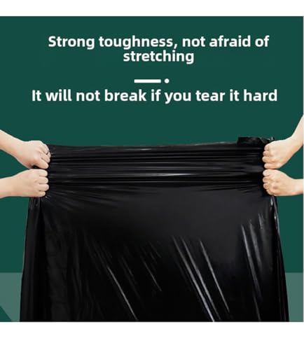 35-38 gallon 35.4 inches wide x 39.37 inches high Large garbage bag, thick and oversized, hotel, oversized plastic bag, disposable commercial and household use (60 pieces).