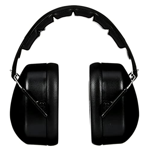 3M Folding Earmuff, Black, NRR 25 dB, 1-Pair - size: 1 Count (Pack of 1)