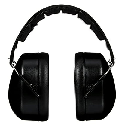 3M Folding Earmuff, Black, NRR 25 dB, 1-Pair - size: 1 Count (Pack of 1)