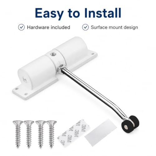 Automatic Door Closer, 30 kg Zinc Alloy Safety Spring Door Closer