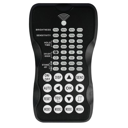 RC-100 Remote Control Programmer for Microwave or PIR Sensor, RC-100 Motion Sensor Programmer for LED Linear High Bay & Parking Lot Lights, Compatible with Sharkward ANT-5-4 ANT-6-4, 1 Pack - style: Sensor Remote Controller RC-100 /1-Pack