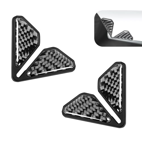 2 PCS Car Door Corner Edge Guards, Thickened PVC Anti-collision Door Corner Protector, Carbon Fiber Sporty Style Decorative Cover, Self-adhesive Exterior Accessory for Cars (Black) - color: Black #02