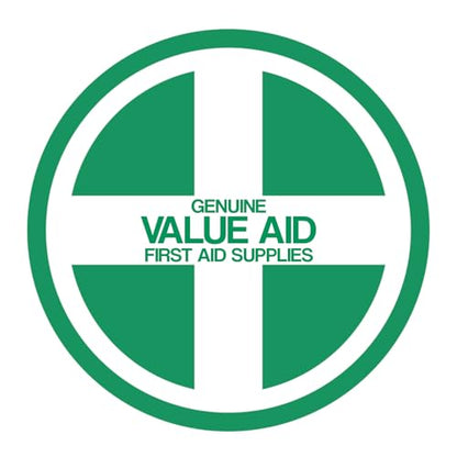 Value Aid HSE Compliant First Aid Kit for Workplace, Home & Car - CE Marked Contents, Double-Clasp Case with Handle - Complete Set for 1-10 People Includes Plasters, Bandages & Medical Supplies - style: 1-10 Person First Aid Kit
