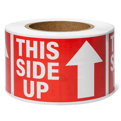 Sutter Signs This Side Up Stickers for Shipping (1500 Labels) 3x5 - style: This Side Up 500 per Roll (Pack of 3)