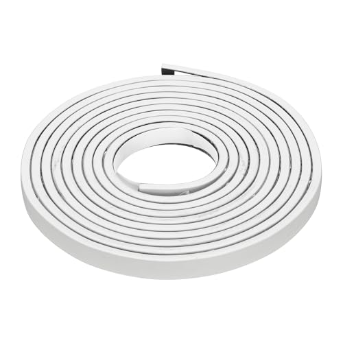 Smoke Fire Seal Strip 9.8Ft 12mm/0.47" Wx 5mm/0.2" T White - color: White, size: 9.8FT x 12mm / 0.47" W x 5mm / 0.2" T