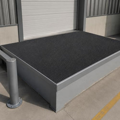 Black Anti Slip Tape 12in x 20ft, 80 Grit Waterproof Non Skid Grip Tape Roll for Ramps, Decks, Boat Decks, Warehouse Floors, Garages, Indoor & Outdoor Use - size: 12'' x 20 FT