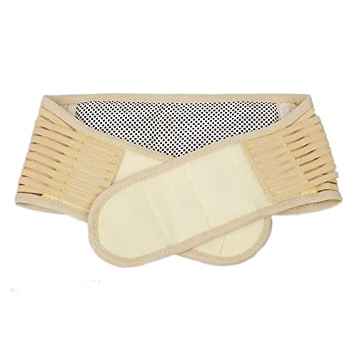 Men Women Back Brace Breathable Waist Lumbar Lower Back Support Belt Waist Compression with Adjustable Strap for Sciatica,Herniated Disc, Scoliosis Back Pain Relief, Heavy lifting Removable Lumbar Pad (B-Khaki for Waist girth 28.8-34 inches) - size: L for