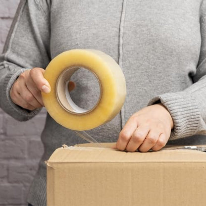 PSBM Clear Packing Tape, 1368 Rolls 1.6 Mil 1.88 Inch 110 Yards Per Roll, Heavy Duty Tape for Packaging, Shipping, Moving & Sealing - 1368 Rolls - size: 1368 Rolls