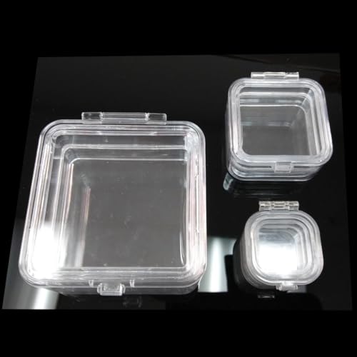 Hinged Display Boxes with Elastic Membranes for Safe keeping and Safe Shipping of Optics, Gem Stones, Diamonds, Paper Currency, Coins, Watch parts & other Fragile collectible Item (1.25x1.25)