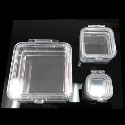 Hinged Display Boxes with Elastic Membranes for Safe keeping and Safe Shipping of Optics, Gem Stones, Diamonds, Paper Currency, Coins, Watch parts & other Fragile collectible Item (1.25x1.25)