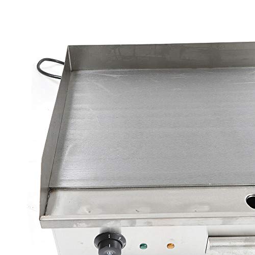 3000W 28.6"x15.7" Commercial Flat Top Grill Countertop Teppanyaki Griddle - color: 3000W, 28.6"x15.7"