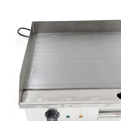 3000W 28.6"x15.7" Commercial Flat Top Grill Countertop Teppanyaki Griddle - color: 3000W, 28.6"x15.7"