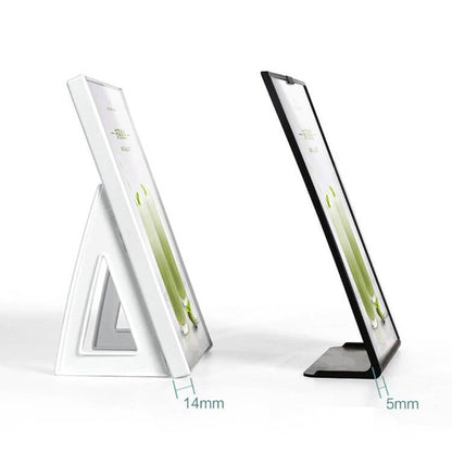 ABS Plastic Sign Holder L Shape (White A5 148×210mm/5.83×8.27inches)