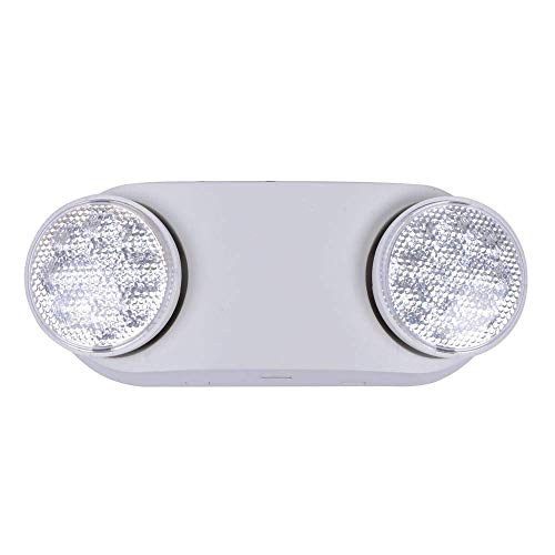 Commercial Electric Oval 11-Watt with Ni-Cad 3.6-Volt Battery White Integrated LED Emergency Light