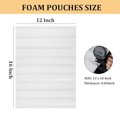12x16Inch Cushioning Foam Pouches, Moving Packing Foam Pouches 50pcs - size: 12x16Ines(50pcs)