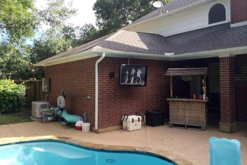 The TV Shield 36-43 Inch Outdoor TV Enclosure - Weatherproof TV Cabinet - color: Standard, size: 36-43"