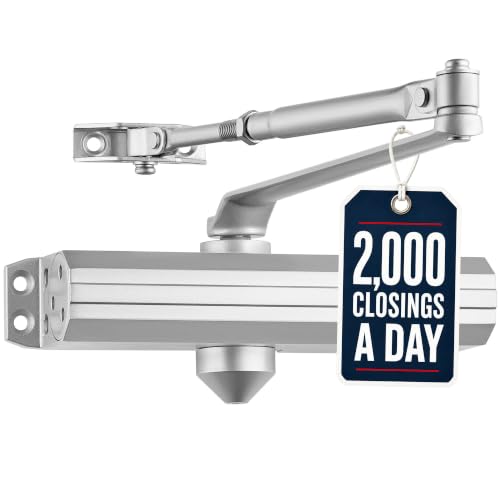 Lawrence Medium/Heavy Duty Door Closer Commercial Grade 1 - style: Aluminum (AL)
