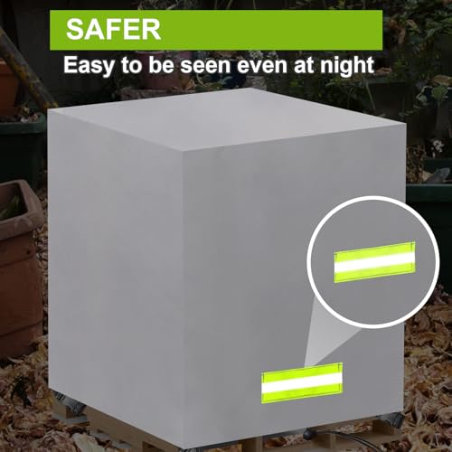 Pallet Covers Heavy Duty Waterproof Box Tarp Outdoor Pallet Bag Cover - size: 48"x42"x48"