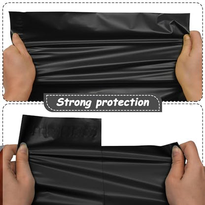 JinRuiKJ Poly Mailers 14.5x19 Inch, 50 Pcs Shipping Bags, Black - color: Black, size: 14.5*19inch 50pcs