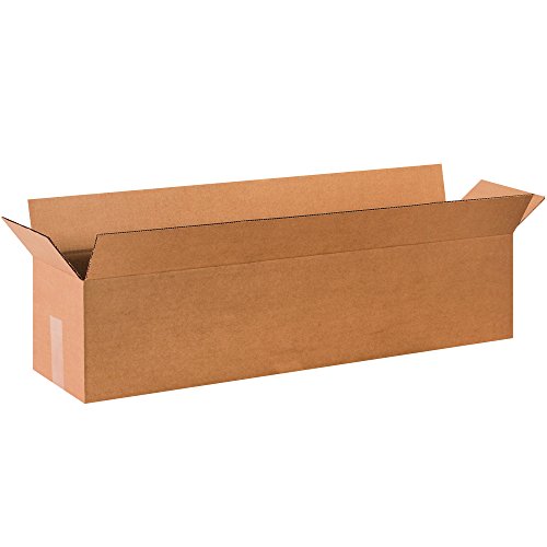 BOX USA 36x8x8 Long Corrugated Boxes, Long, 36L x 8W x 8H, Pack of 25 | Shipping, Packaging, Moving, Storage Box for Home or Business, Strong Wholesale Bulk Boxes - style: Standard Corrugated