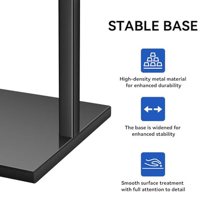 YIYO Sign holder floor stand, heavy Duty Pedestal poster stand for display,22×28 inch slide-in double sided poster sign holder floor standing Display Advertising (22×28)