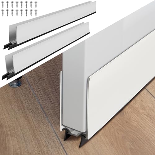 Pushglossy 2 Pack 35.5inch Storm Door Sweep Replacement Bottom Sweep, White - color: White, size: 35.5 inch