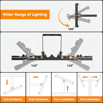SOLLA 600W LED Flood Light Outdoor, 60000LM Super Bright Stadium Light, IP66 Waterproof 6000K Daylight, 3 Heads Adjustable Outdoor Floodlights for Backyard, Parking Lot,Stadium, Field(2 Pack) - size: 600 Watt 2 Pack