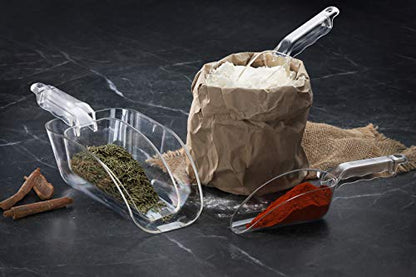 New Star Foodservice Polycarbonate Plastic Utility Ice Scoop, Clear, 12 oz - color: Clear, size: 12 oz.