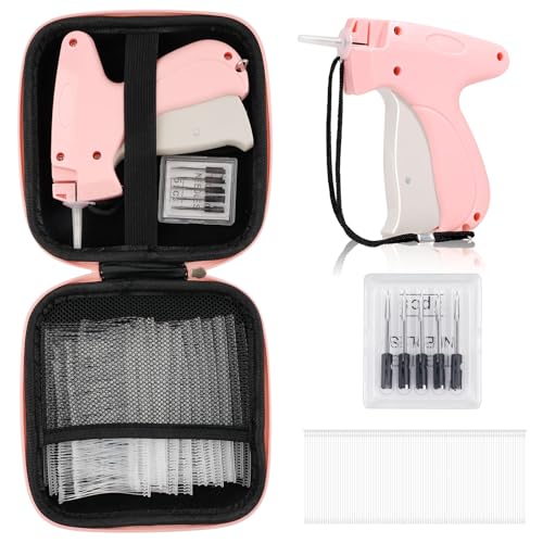 Price Tag Gun for Clothes, Retail Clothing Attacher Tagging Gun, Pink - color: Pinkwhite