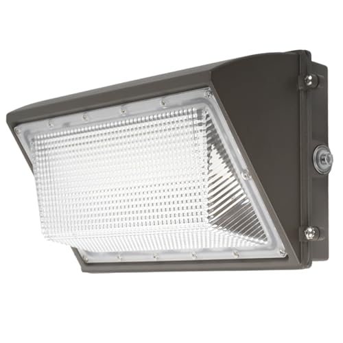 80W LED Wall Pack Light with Dusk to Dawn Photocell 150lm/W IP65