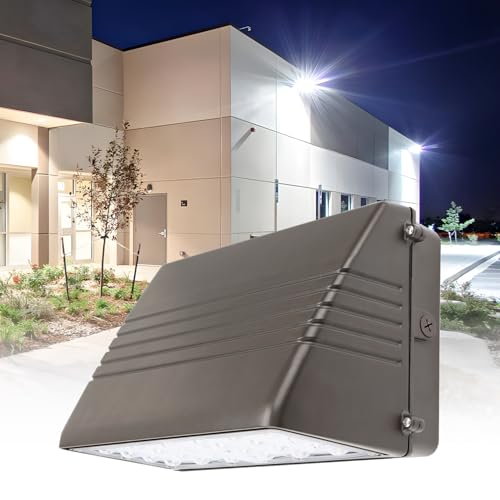BBESTLED LED Wallpack Light Outdoor 70W/56W/42W/28W Flood Lights Dusk to Dawn UL Listed 120-277V 5000K/4000K/3000K IP65 Waterproof, Wall Pack Lights Outdoor LED Commercial - size: 70W-1PACK